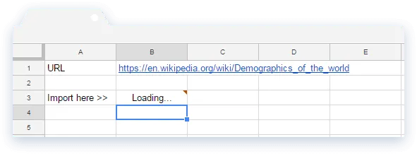 Importhtml Google Sheets: Loading Data