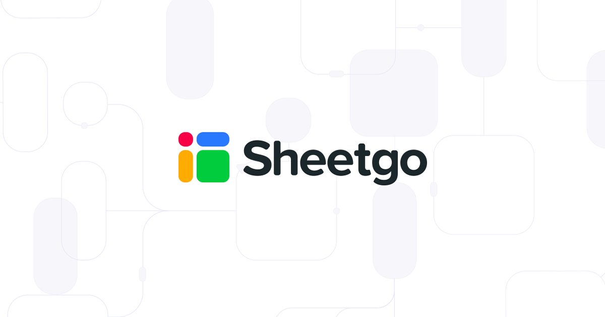 Sheetgo - Powerful automations that start with a spreadsheet.
