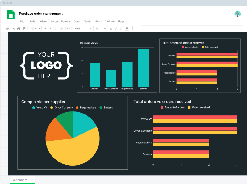 purchase-order-management-template-sheetgo