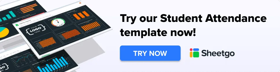 Student attendance template Sheetgo