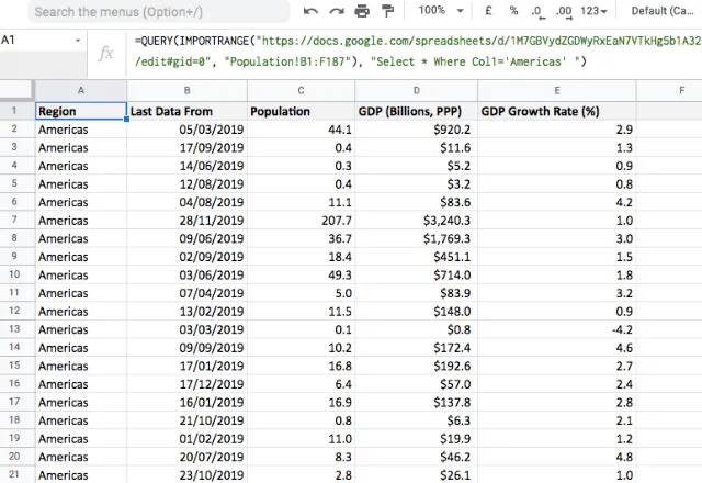 combine query with importrange example 1