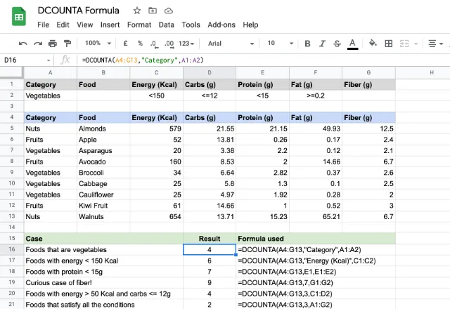 DCOUNTA formula 1 DCOUNTA formula 1
