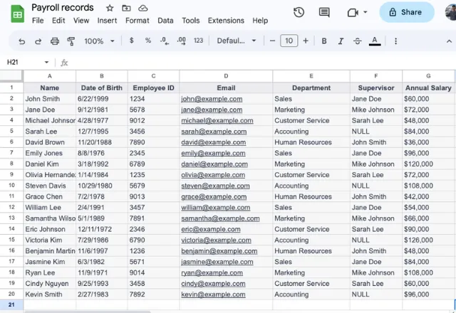 Data validation 1